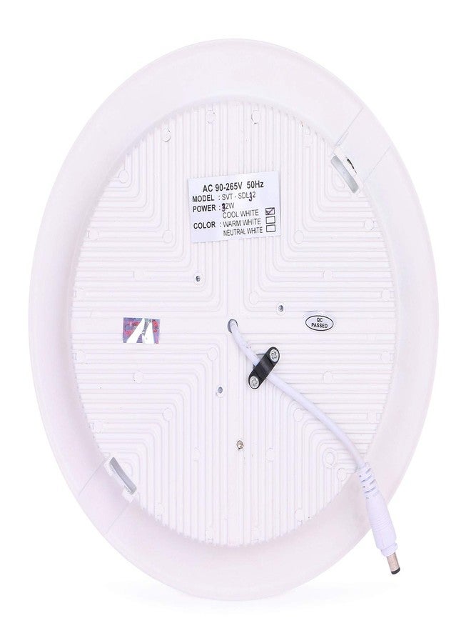 FOS LED Panel Down Light 32-Watt, 3200 LUMENS - Backlit | Round | Neutral White 4000k (Pack of 2) Recessed Ceiling Lamp - Image 3